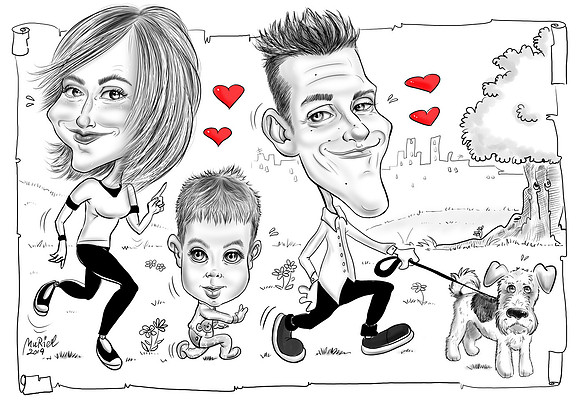 Cinzia and family